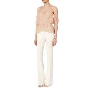 NEW DESIGNERS REMIX avelaine lace top in pink